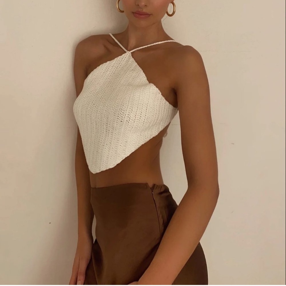 Princess Polly Avoca Top in White, NWT, size XS/S.